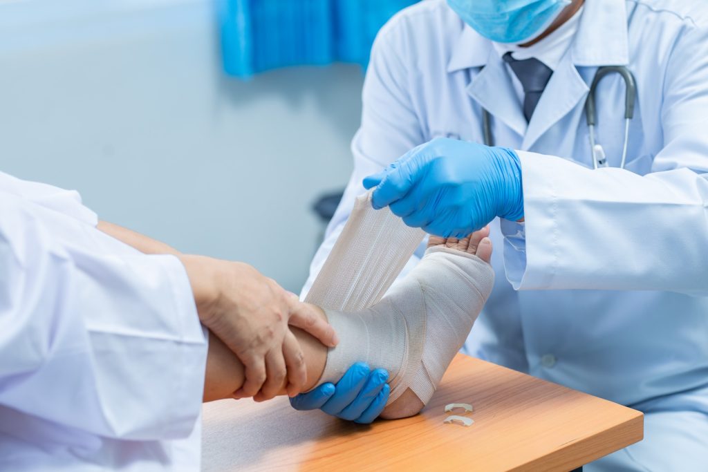 Ankle Injury Compensation Claim