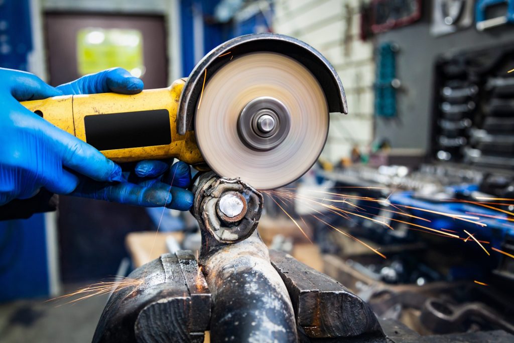 Angle Grinder Accident