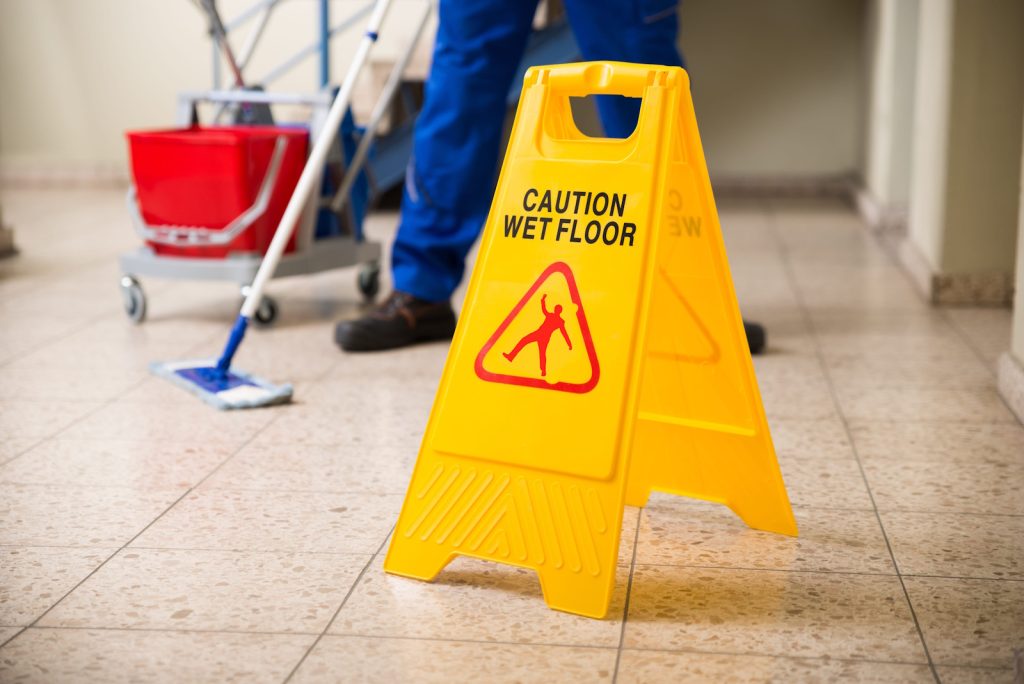 Slip On Wet Floor