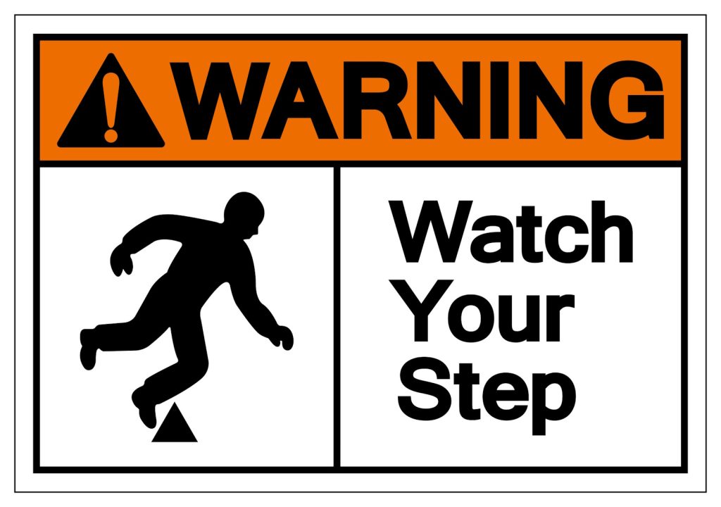 Falling Down Stairs At Work