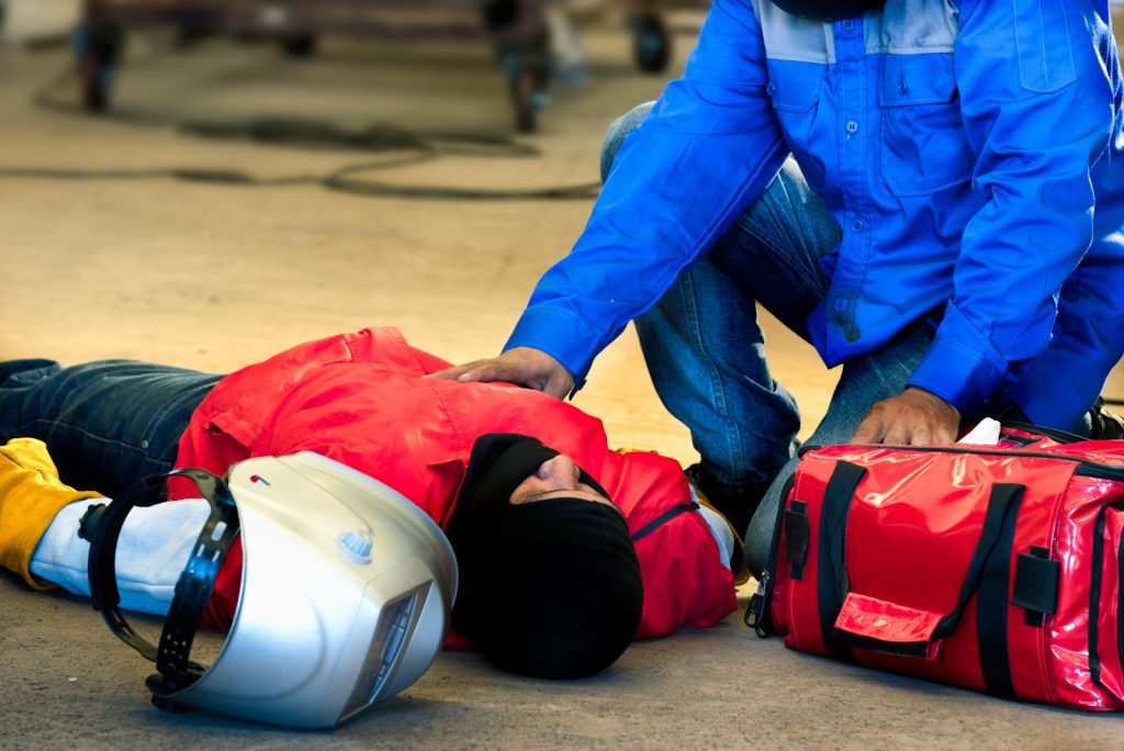 Welder Injured At Work