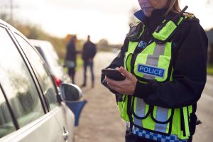 Police Attending A Road Traffic Accident