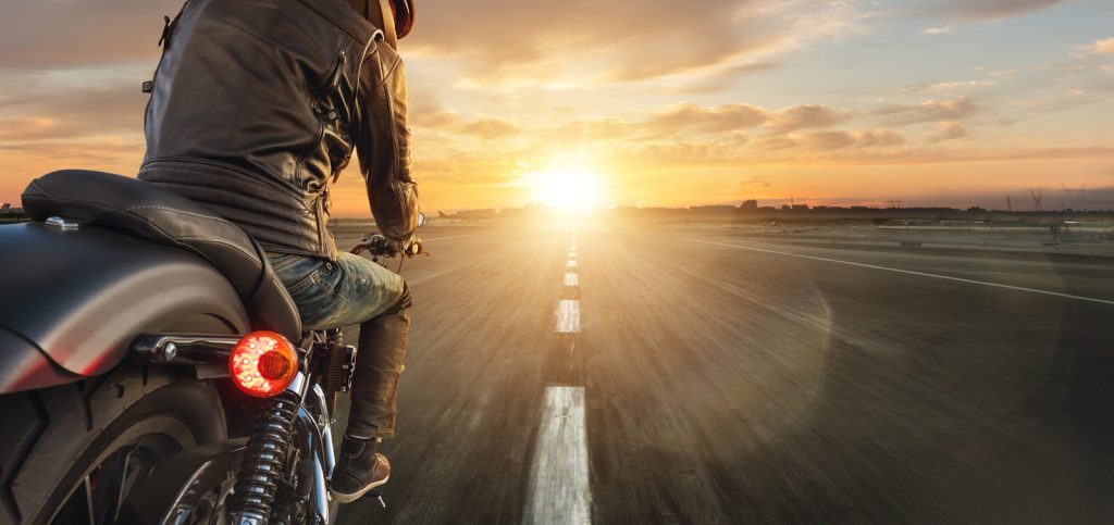 Motorcyclist In The UK